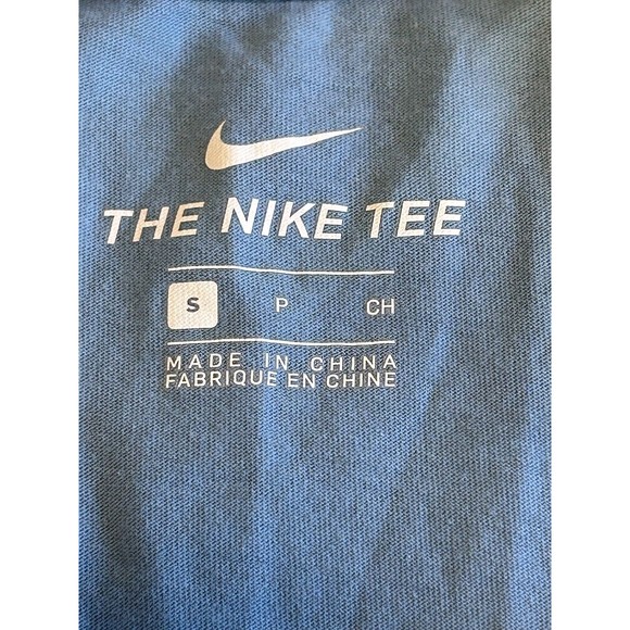 Nike Alien Festival Graphic T-Shirt Mens Small Blue The Swoosh Is Out There Tee - Picture 6 of 8